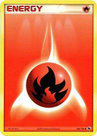 Fire Energy (2005 Unnumbered) [EX: Ruby & Sapphire] - Dark Crystal Cards