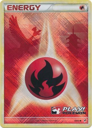 Fire Energy (89/95) (Play Pokemon Promo) [HeartGold & SoulSilver: Call of Legends] - Dark Crystal Cards