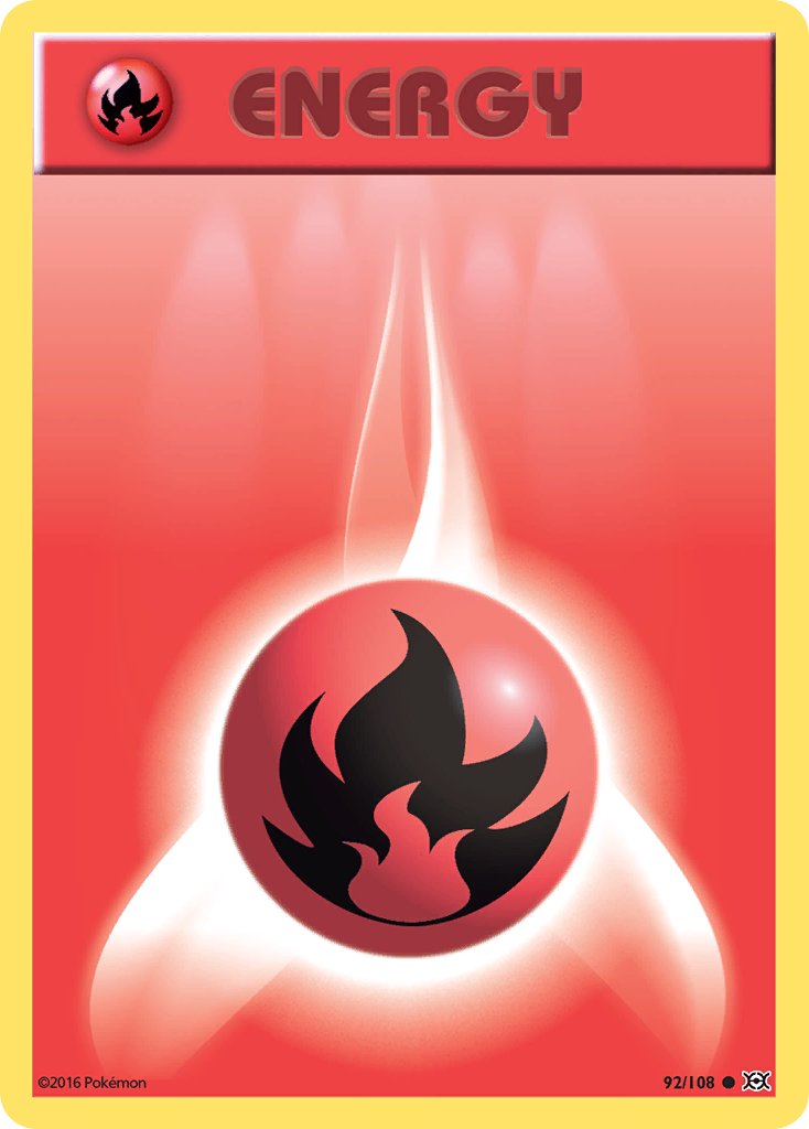 Fire Energy (92/108) [XY: Evolutions] - Dark Crystal Cards