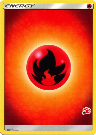 Fire Energy (Charizard Stamp #19) [Battle Academy 2020] - Dark Crystal Cards