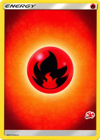 Fire Energy (Charizard Stamp #20) [Battle Academy 2020] - Dark Crystal Cards