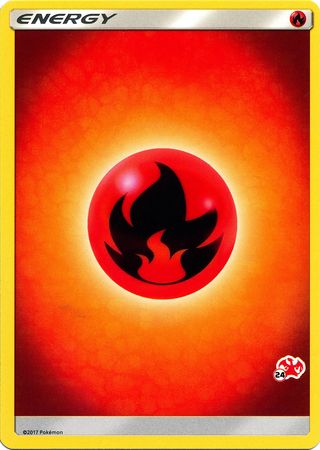 Fire Energy (Charizard Stamp #24) [Battle Academy 2020] - Dark Crystal Cards