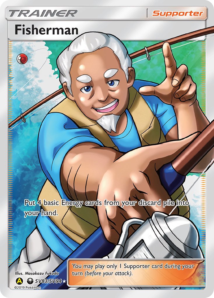 Fisherman (SV83/SV94) [Sun & Moon: Hidden Fates - Shiny Vault] - Dark Crystal Cards