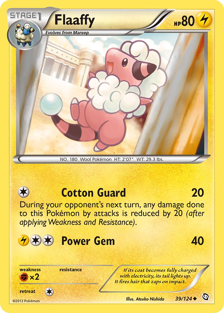 Flaaffy (39/124) [Black & White: Dragons Exalted] - Dark Crystal Cards