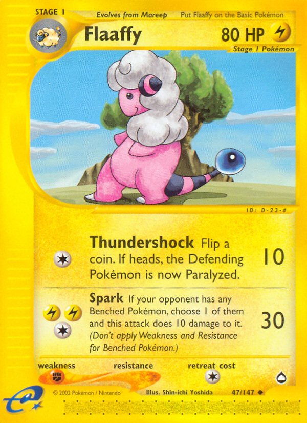 Flaaffy (47/147) [Aquapolis] - Dark Crystal Cards