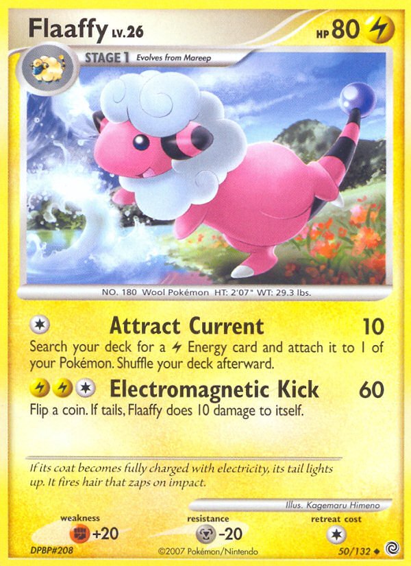 Flaaffy (50/132) [Diamond & Pearl: Secret Wonders] - Dark Crystal Cards