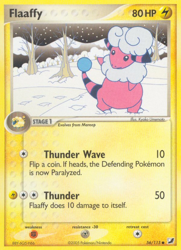 Flaaffy (56/115) [EX: Unseen Forces] - Dark Crystal Cards