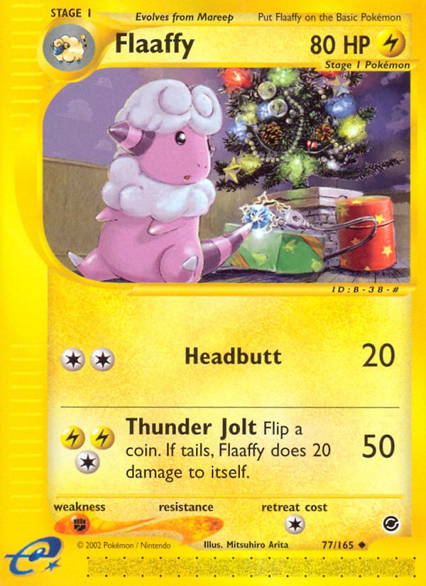 Flaaffy (77/165) [Expedition: Base Set] - Dark Crystal Cards