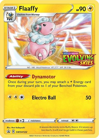 Flaaffy (SWSH122) (Prerelease Promo) [Sword & Shield: Black Star Promos] - Dark Crystal Cards