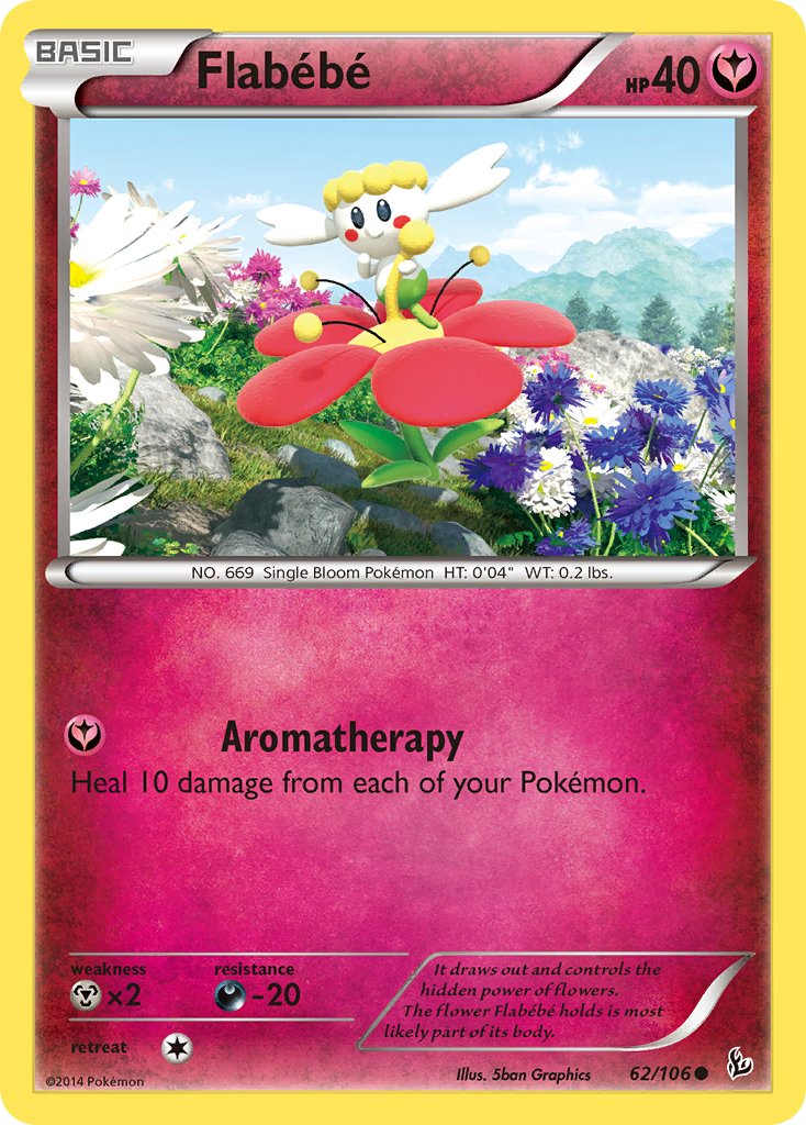 Flabebe (62/106) [XY: Flashfire] - Dark Crystal Cards
