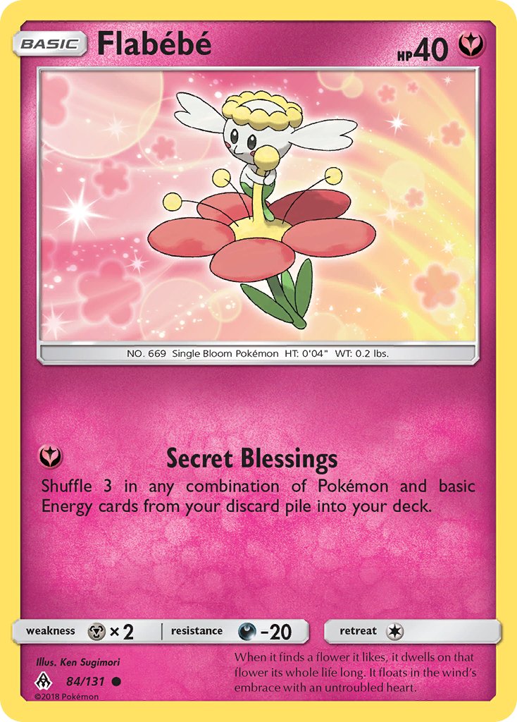 Flabebe (84/131) [Sun & Moon: Forbidden Light] - Dark Crystal Cards