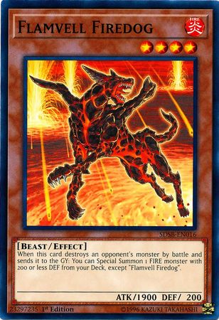 Flamvell Firedog [SDSB - EN016] Common - Dark Crystal Cards