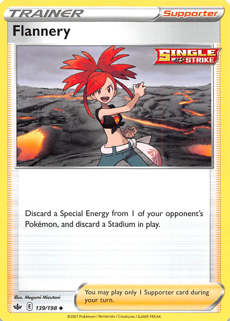 Flannery (139/198) [Sword & Shield: Chilling Reign] - Dark Crystal Cards