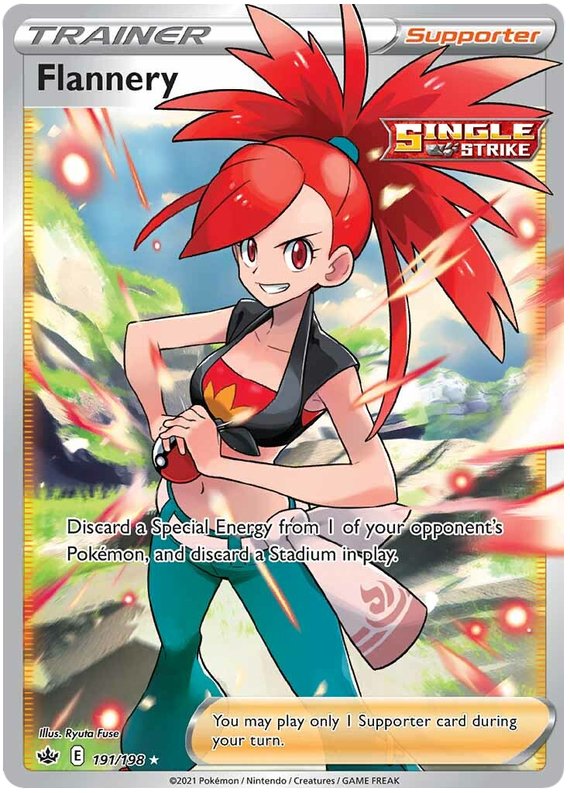 Flannery (191/198) [Sword & Shield: Chilling Reign] - Dark Crystal Cards