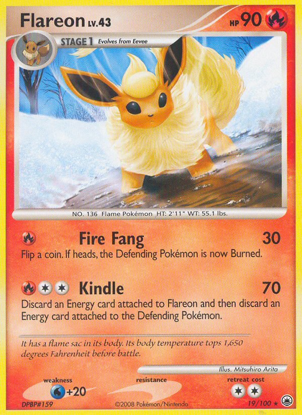 Flareon (19/100) [Diamond & Pearl: Majestic Dawn] - Dark Crystal Cards