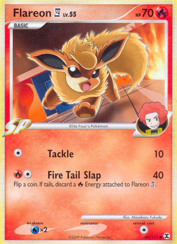 Flareon (60/111) [Platinum: Rising Rivals] - Dark Crystal Cards