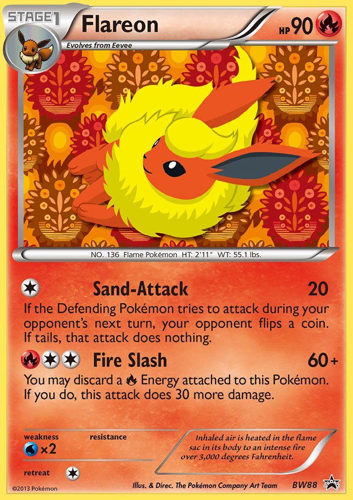Flareon (BW88) [Black & White: Black Star Promos] - Dark Crystal Cards