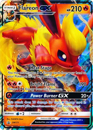 Flareon GX (SM171) (Jumbo Card) [Sun & Moon: Black Star Promos] - Dark Crystal Cards