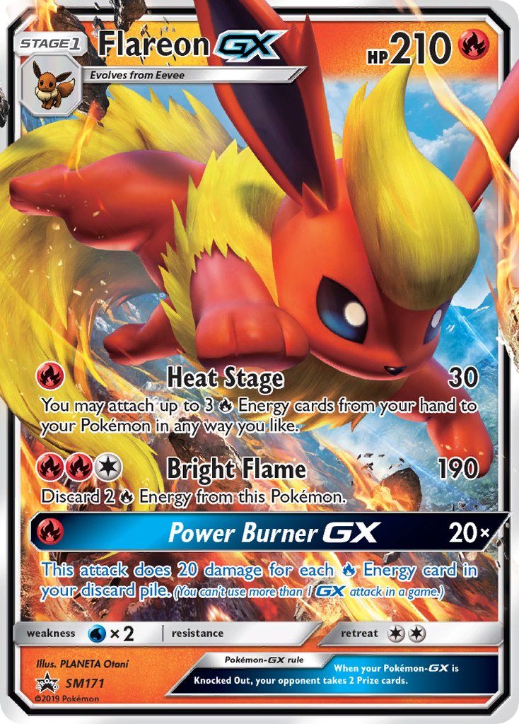 Flareon GX (SM171) [Sun & Moon: Black Star Promos] - Dark Crystal Cards
