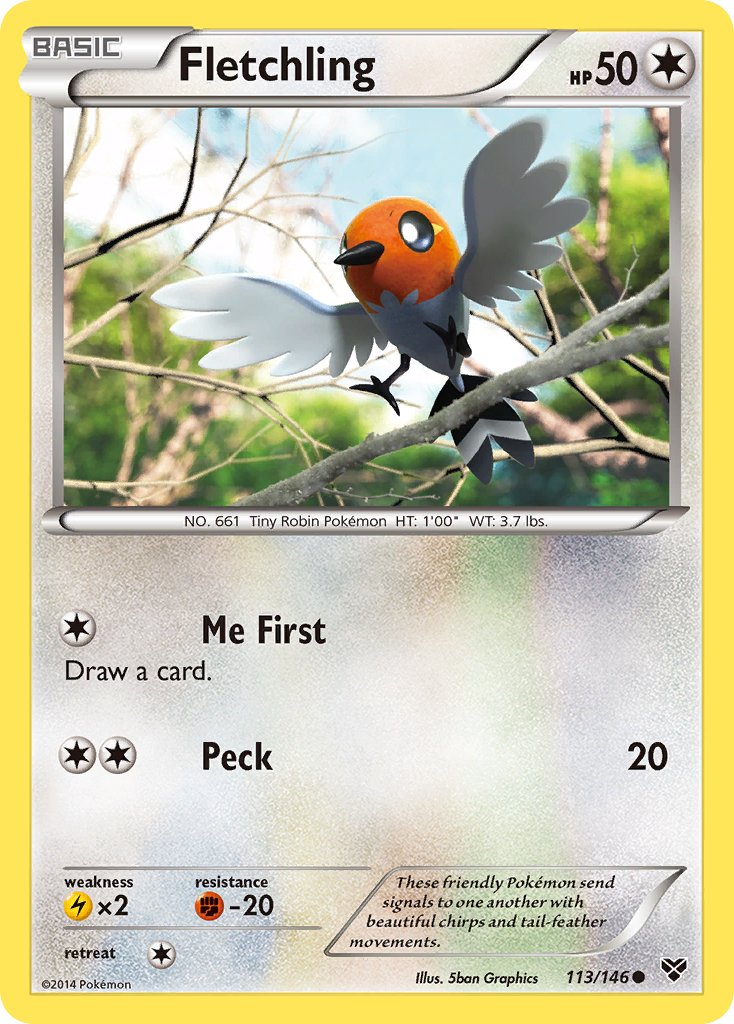 Fletchling (113/146) [XY: Base Set] - Dark Crystal Cards