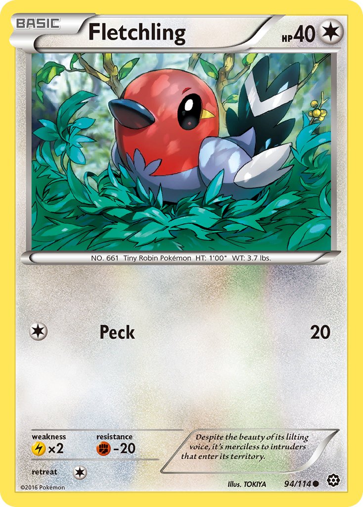 Fletchling (94/114) [XY: Steam Siege] - Dark Crystal Cards