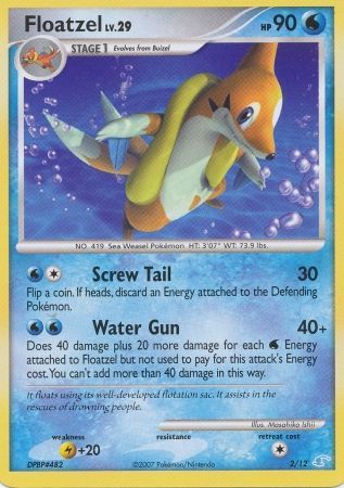 Floatzel (2/12) [Diamond & Pearl: Trainer Kit - Manaphy] - Dark Crystal Cards