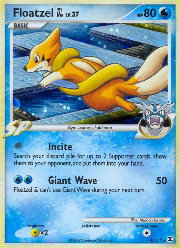 Floatzel GL (4/111) [Platinum: Rising Rivals] - Dark Crystal Cards