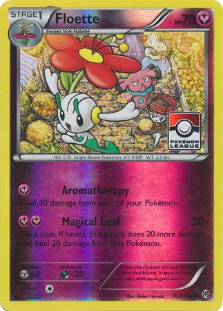 Floette (102/162) (League Promo) [XY: BREAKthrough] - Dark Crystal Cards