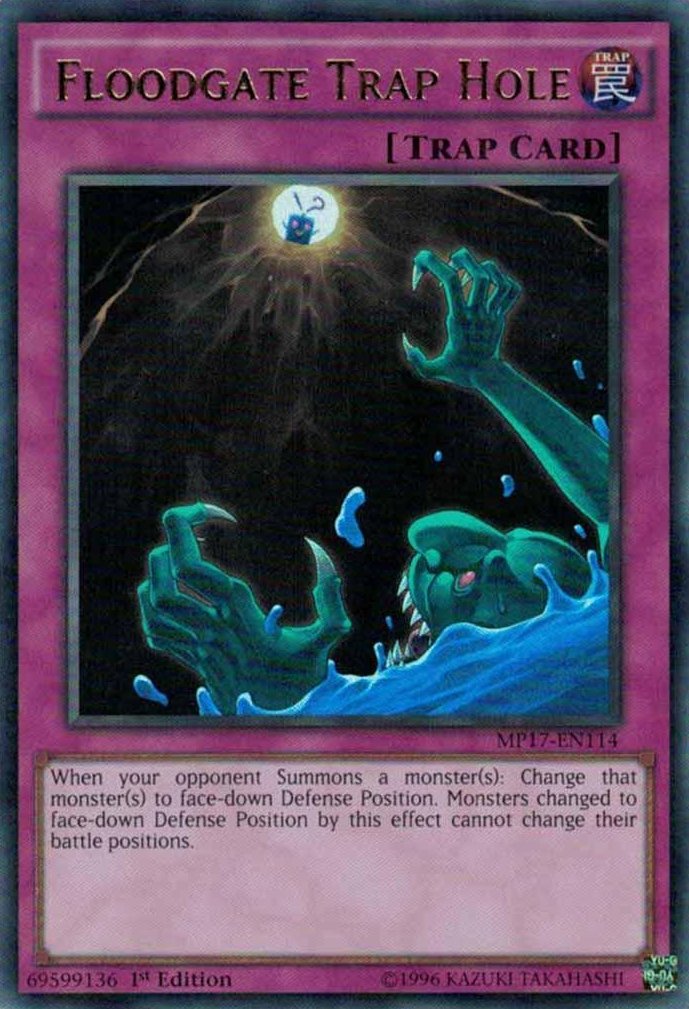 Floodgate Trap Hole [MP17 - EN114] Ultra Rare - Dark Crystal Cards