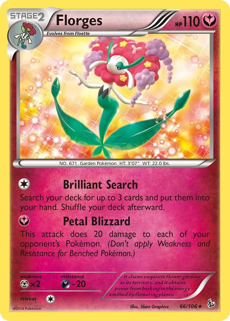 Florges (66/106) [XY: Flashfire] - Dark Crystal Cards