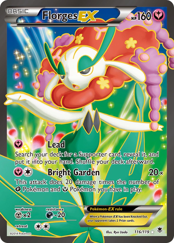 Florges EX (116/119) [XY: Phantom Forces] - Dark Crystal Cards