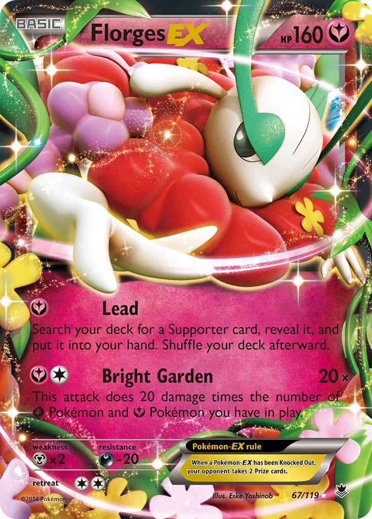 Florges EX (67/119) [XY: Phantom Forces] - Dark Crystal Cards