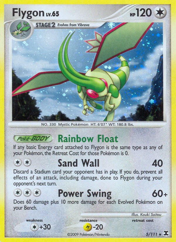 Flygon (5/111) (Theme Deck Exclusive) [Platinum: Rising Rivals] - Dark Crystal Cards