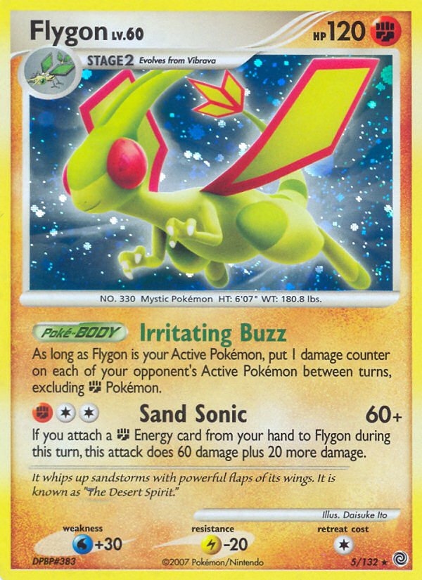 Flygon (5/132) [Diamond & Pearl: Secret Wonders] - Dark Crystal Cards
