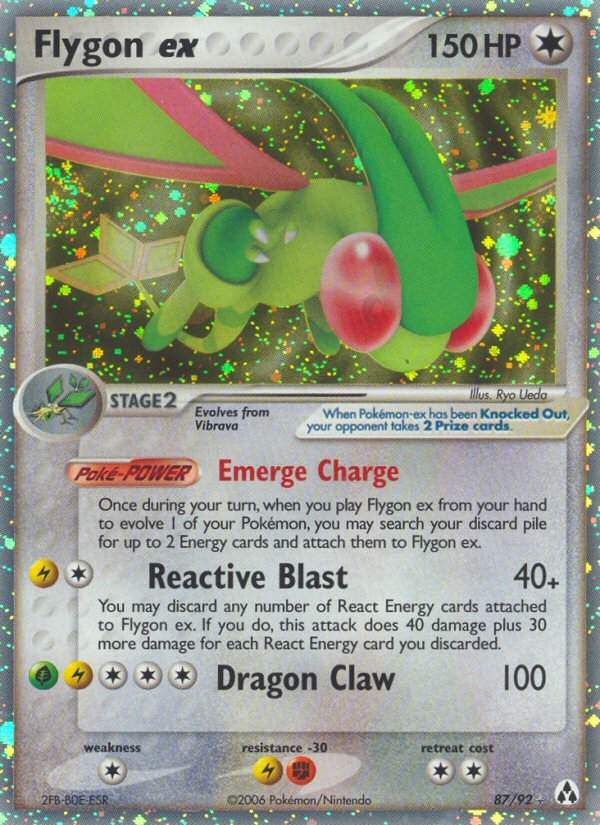 Flygon ex (87/92) [EX: Legend Maker] - Dark Crystal Cards