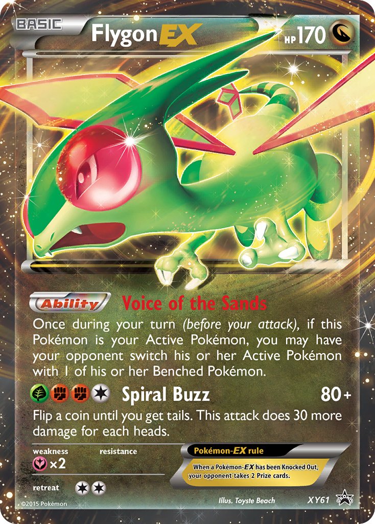 Flygon EX (XY61) [XY: Black Star Promos] - Dark Crystal Cards