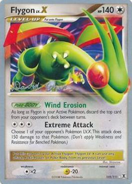 Flygon LV.X (105/111) (Stallgon - David Cohen) [World Championships 2009] - Dark Crystal Cards
