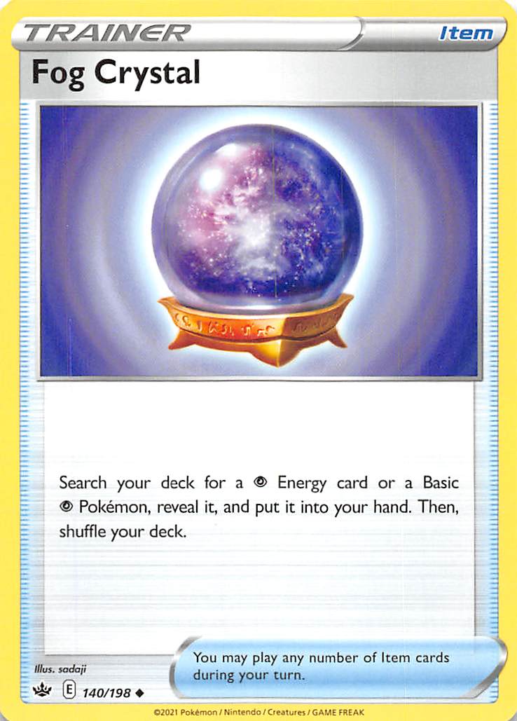 Fog Crystal (140/198) [Sword & Shield: Chilling Reign] - Dark Crystal Cards