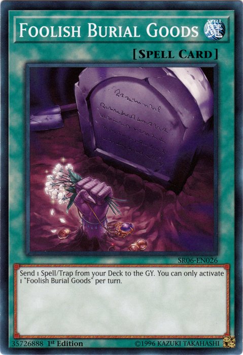 Foolish Burial Goods [SR06 - EN026] Common - Dark Crystal Cards