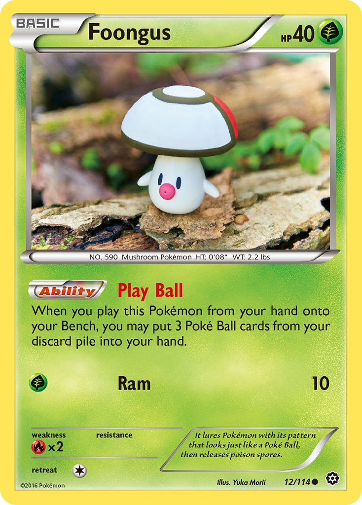 Foongus (12/114) [XY: Steam Siege] - Dark Crystal Cards