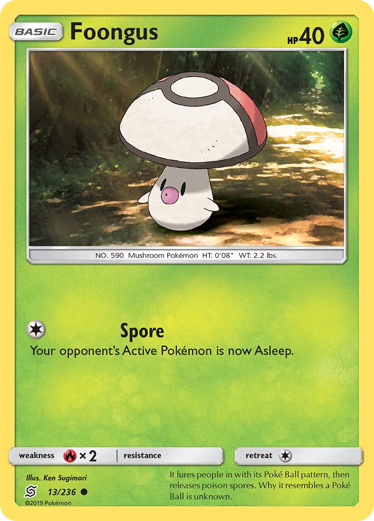 Foongus (13/236) [Sun & Moon: Unified Minds] - Dark Crystal Cards