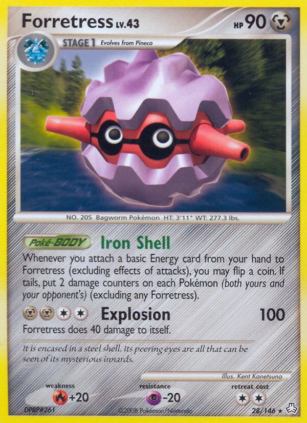 Forretress (28/146) [Diamond & Pearl: Legends Awakened] - Dark Crystal Cards