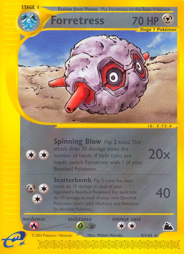 Forretress (9/144) [Skyridge] - Dark Crystal Cards
