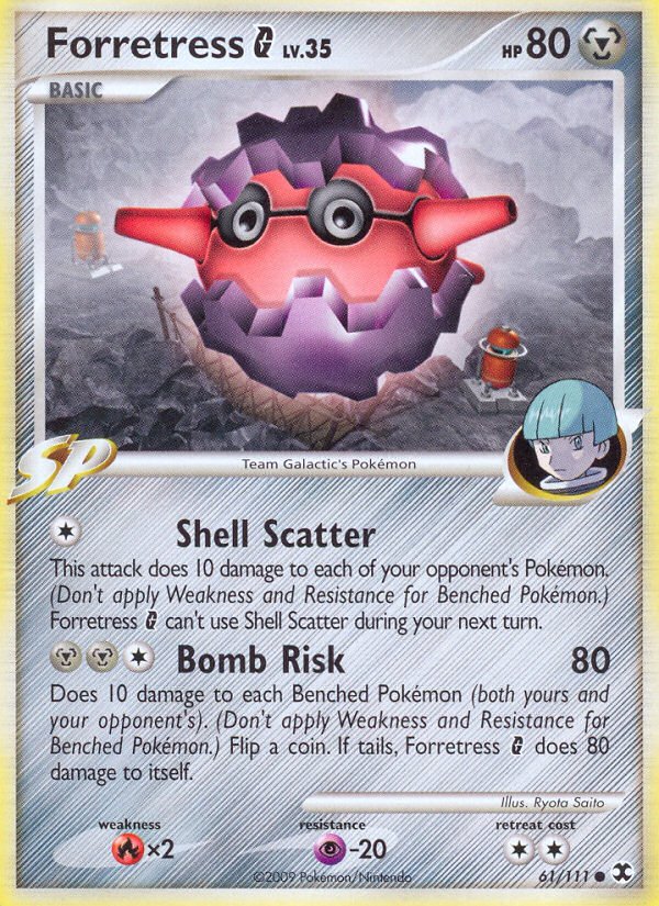 Forretress G (61/111) [Platinum: Rising Rivals] - Dark Crystal Cards