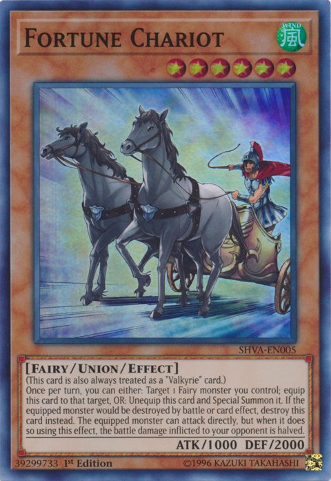 Fortune Chariot [SHVA - EN005] Super Rare - Dark Crystal Cards