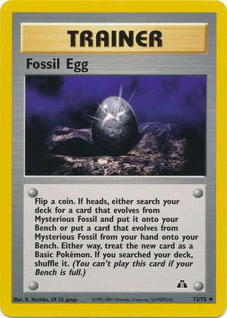 Fossil Egg (72/75) [Neo Discovery Unlimited] - Dark Crystal Cards