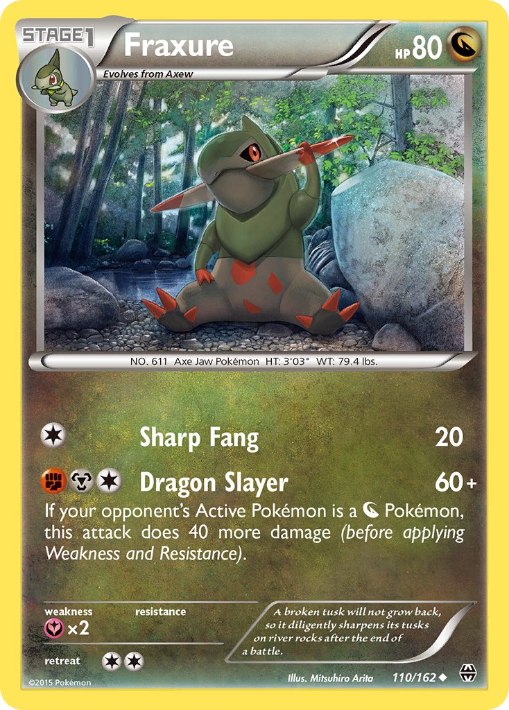 Fraxure (110/162) [XY: BREAKthrough] - Dark Crystal Cards