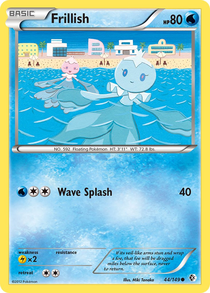 Frillish (44/149) [Black & White: Boundaries Crossed] - Dark Crystal Cards