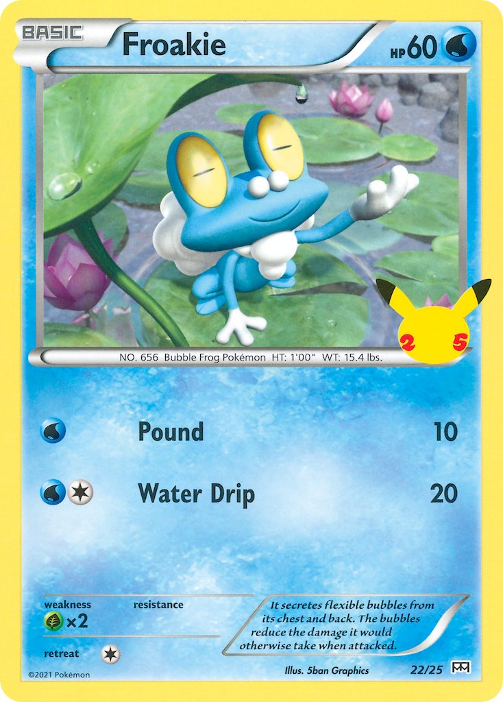Froakie (22/25) [McDonald's 25th Anniversary] - Dark Crystal Cards