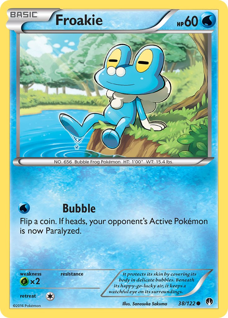 Froakie (38/122) [XY: BREAKpoint] - Dark Crystal Cards